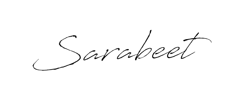 Create a beautiful signature design for name Sarabeet. With this signature (Antro_Vectra) fonts, you can make a handwritten signature for free. Sarabeet signature style 6 images and pictures png