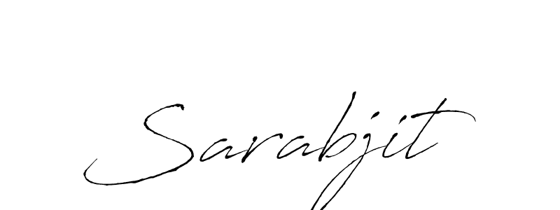How to make Sarabjit signature? Antro_Vectra is a professional autograph style. Create handwritten signature for Sarabjit name. Sarabjit signature style 6 images and pictures png