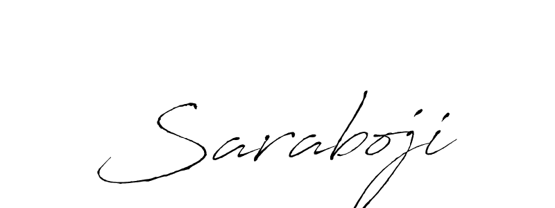 How to make Saraboji name signature. Use Antro_Vectra style for creating short signs online. This is the latest handwritten sign. Saraboji signature style 6 images and pictures png