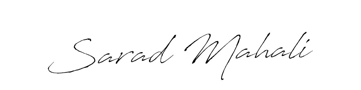 Sarad Mahali stylish signature style. Best Handwritten Sign (Antro_Vectra) for my name. Handwritten Signature Collection Ideas for my name Sarad Mahali. Sarad Mahali signature style 6 images and pictures png