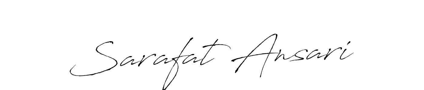 Make a beautiful signature design for name Sarafat Ansari. Use this online signature maker to create a handwritten signature for free. Sarafat Ansari signature style 6 images and pictures png