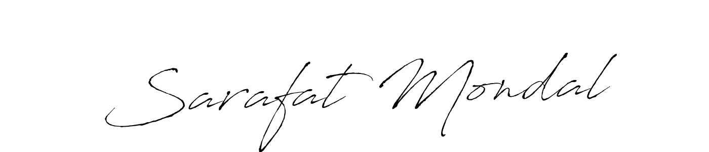 How to make Sarafat Mondal signature? Antro_Vectra is a professional autograph style. Create handwritten signature for Sarafat Mondal name. Sarafat Mondal signature style 6 images and pictures png