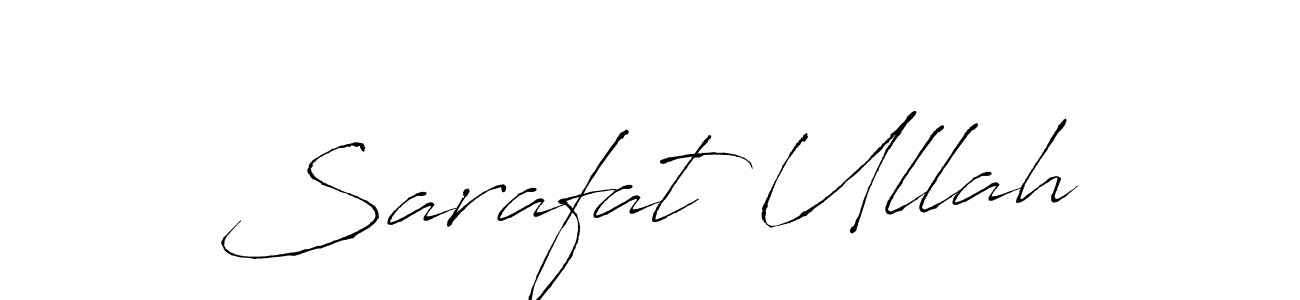 Sarafat Ullah stylish signature style. Best Handwritten Sign (Antro_Vectra) for my name. Handwritten Signature Collection Ideas for my name Sarafat Ullah. Sarafat Ullah signature style 6 images and pictures png