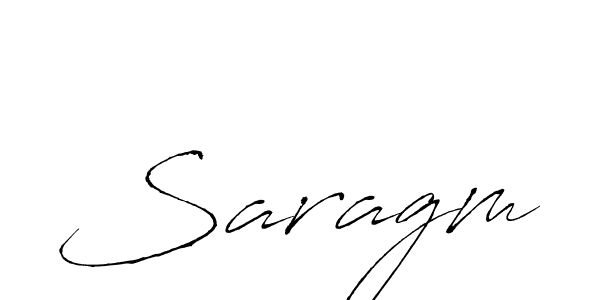 Create a beautiful signature design for name Saragm. With this signature (Antro_Vectra) fonts, you can make a handwritten signature for free. Saragm signature style 6 images and pictures png