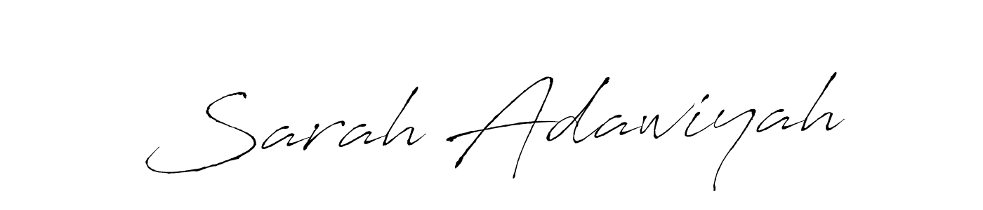 Sarah Adawiyah stylish signature style. Best Handwritten Sign (Antro_Vectra) for my name. Handwritten Signature Collection Ideas for my name Sarah Adawiyah. Sarah Adawiyah signature style 6 images and pictures png