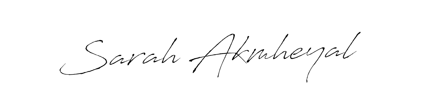 Make a beautiful signature design for name Sarah Akmheyal. Use this online signature maker to create a handwritten signature for free. Sarah Akmheyal signature style 6 images and pictures png