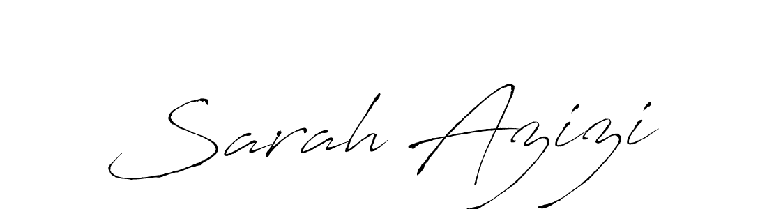 Also we have Sarah Azizi name is the best signature style. Create professional handwritten signature collection using Antro_Vectra autograph style. Sarah Azizi signature style 6 images and pictures png