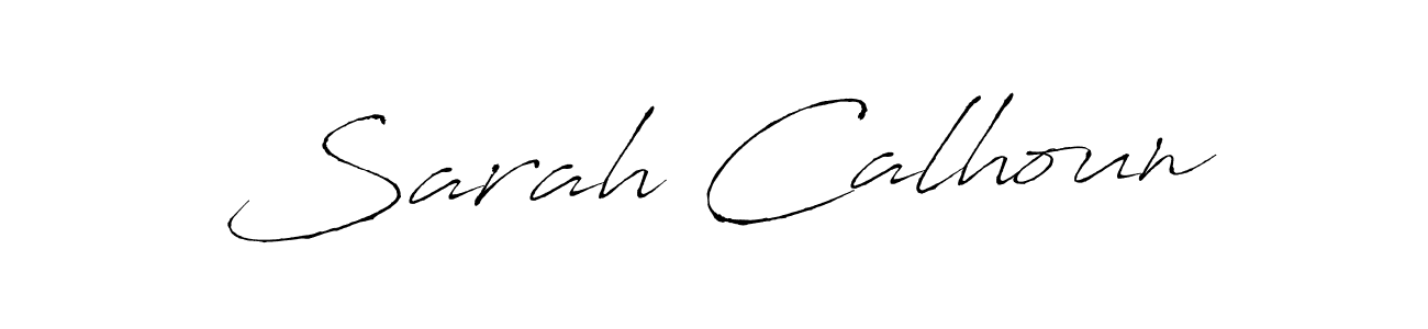 Design your own signature with our free online signature maker. With this signature software, you can create a handwritten (Antro_Vectra) signature for name Sarah Calhoun. Sarah Calhoun signature style 6 images and pictures png