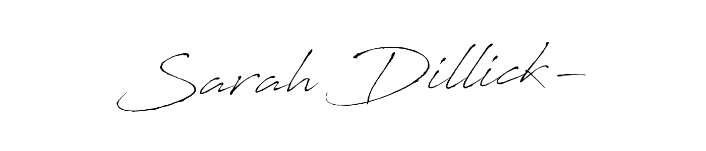 Best and Professional Signature Style for Sarah Dillick-. Antro_Vectra Best Signature Style Collection. Sarah Dillick- signature style 6 images and pictures png