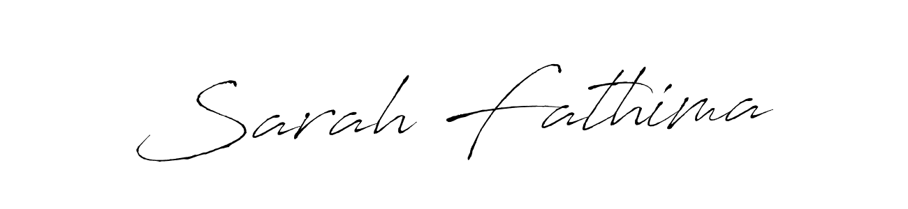 The best way (Antro_Vectra) to make a short signature is to pick only two or three words in your name. The name Sarah Fathima include a total of six letters. For converting this name. Sarah Fathima signature style 6 images and pictures png