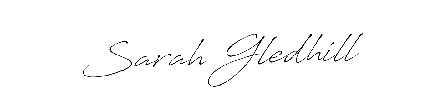 Antro_Vectra is a professional signature style that is perfect for those who want to add a touch of class to their signature. It is also a great choice for those who want to make their signature more unique. Get Sarah Gledhill name to fancy signature for free. Sarah Gledhill signature style 6 images and pictures png