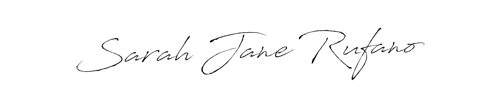 Similarly Antro_Vectra is the best handwritten signature design. Signature creator online .You can use it as an online autograph creator for name Sarah Jane Rufano. Sarah Jane Rufano signature style 6 images and pictures png