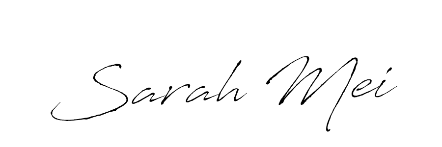Make a beautiful signature design for name Sarah Mei. Use this online signature maker to create a handwritten signature for free. Sarah Mei signature style 6 images and pictures png