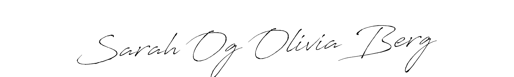 Make a beautiful signature design for name Sarah Og Olivia Berg. Use this online signature maker to create a handwritten signature for free. Sarah Og Olivia Berg signature style 6 images and pictures png