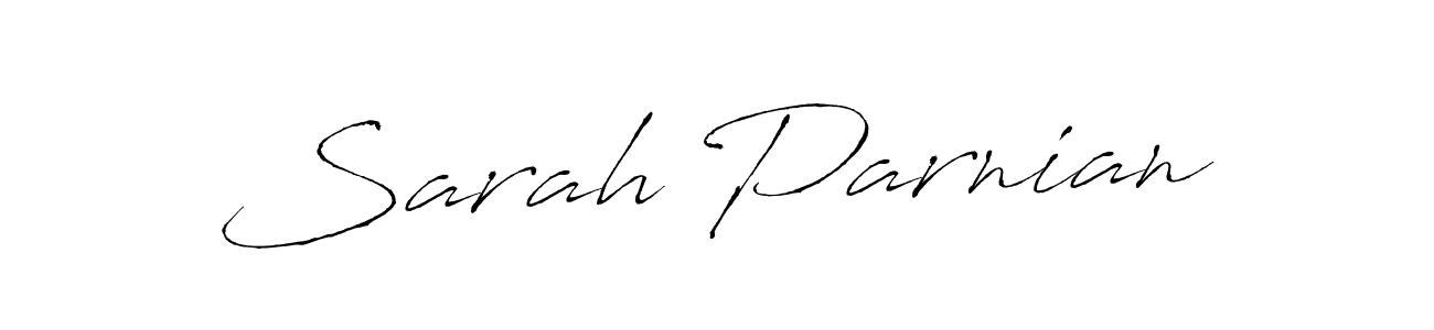 It looks lik you need a new signature style for name Sarah Parnian. Design unique handwritten (Antro_Vectra) signature with our free signature maker in just a few clicks. Sarah Parnian signature style 6 images and pictures png