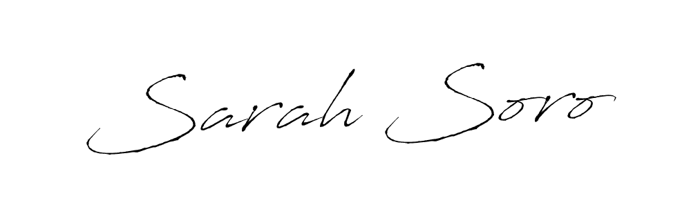 Similarly Antro_Vectra is the best handwritten signature design. Signature creator online .You can use it as an online autograph creator for name Sarah Soro. Sarah Soro signature style 6 images and pictures png