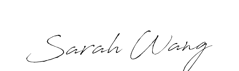 Make a beautiful signature design for name Sarah Wang. Use this online signature maker to create a handwritten signature for free. Sarah Wang signature style 6 images and pictures png