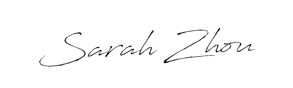 Also we have Sarah Zhou name is the best signature style. Create professional handwritten signature collection using Antro_Vectra autograph style. Sarah Zhou signature style 6 images and pictures png