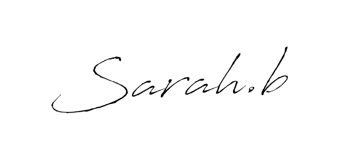 Antro_Vectra is a professional signature style that is perfect for those who want to add a touch of class to their signature. It is also a great choice for those who want to make their signature more unique. Get Sarah.b name to fancy signature for free. Sarah.b signature style 6 images and pictures png