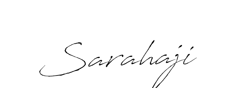 Use a signature maker to create a handwritten signature online. With this signature software, you can design (Antro_Vectra) your own signature for name Sarahaji. Sarahaji signature style 6 images and pictures png