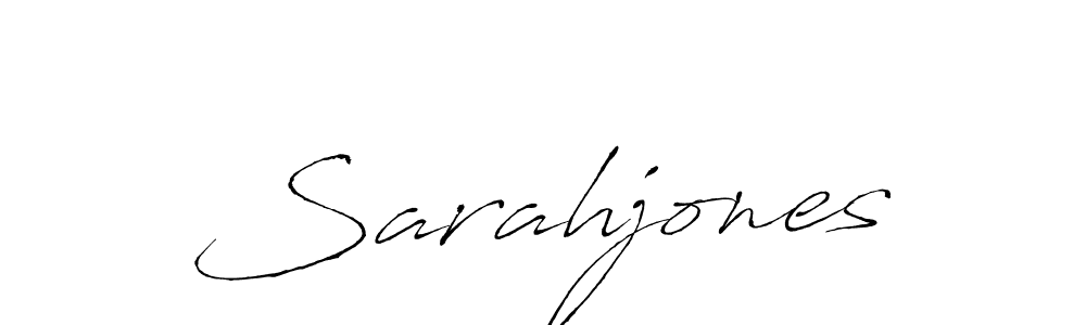 How to make Sarahjones signature? Antro_Vectra is a professional autograph style. Create handwritten signature for Sarahjones name. Sarahjones signature style 6 images and pictures png