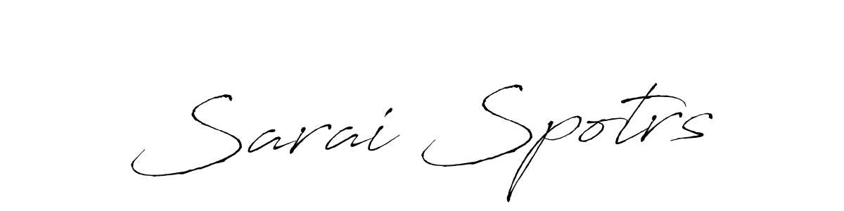Check out images of Autograph of Sarai Spotrs name. Actor Sarai Spotrs Signature Style. Antro_Vectra is a professional sign style online. Sarai Spotrs signature style 6 images and pictures png