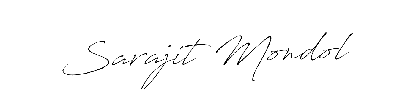 Make a short Sarajit Mondol signature style. Manage your documents anywhere anytime using Antro_Vectra. Create and add eSignatures, submit forms, share and send files easily. Sarajit Mondol signature style 6 images and pictures png