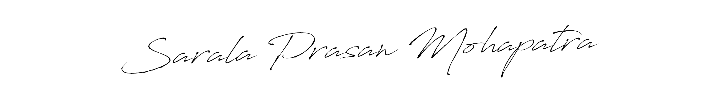 Antro_Vectra is a professional signature style that is perfect for those who want to add a touch of class to their signature. It is also a great choice for those who want to make their signature more unique. Get Sarala Prasan Mohapatra name to fancy signature for free. Sarala Prasan Mohapatra signature style 6 images and pictures png