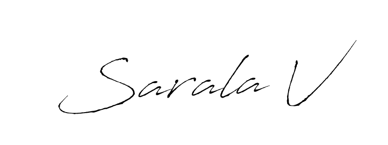 Best and Professional Signature Style for Sarala V. Antro_Vectra Best Signature Style Collection. Sarala V signature style 6 images and pictures png