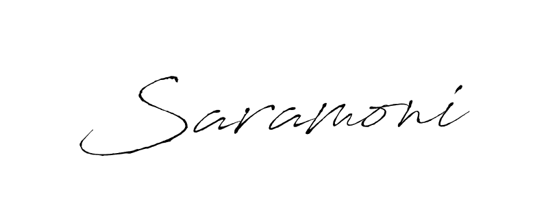 Make a beautiful signature design for name Saramoni. Use this online signature maker to create a handwritten signature for free. Saramoni signature style 6 images and pictures png