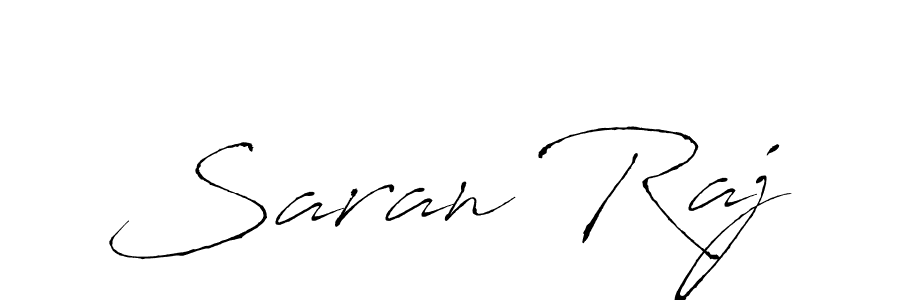 Use a signature maker to create a handwritten signature online. With this signature software, you can design (Antro_Vectra) your own signature for name Saran Raj. Saran Raj signature style 6 images and pictures png