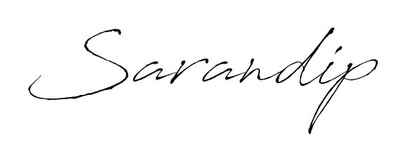 Create an unforgettable impression when signing with Sarandip name styled in Antro_Vectra typography. 100% free online generator. Sarandip signature style 6 images and pictures png