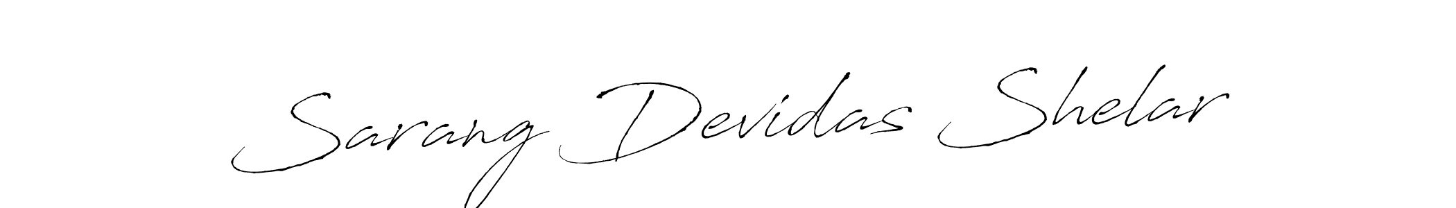 Sarang Devidas Shelar stylish signature style. Best Handwritten Sign (Antro_Vectra) for my name. Handwritten Signature Collection Ideas for my name Sarang Devidas Shelar. Sarang Devidas Shelar signature style 6 images and pictures png