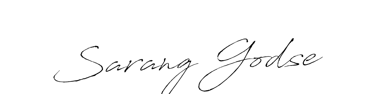 Use a signature maker to create a handwritten signature online. With this signature software, you can design (Antro_Vectra) your own signature for name Sarang Godse. Sarang Godse signature style 6 images and pictures png