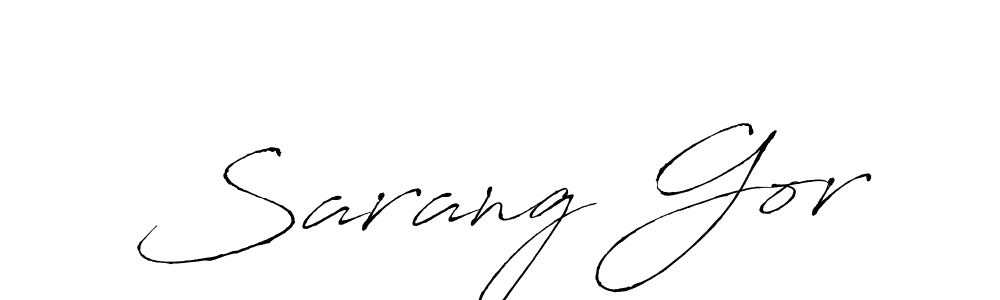 See photos of Sarang Gor official signature by Spectra . Check more albums & portfolios. Read reviews & check more about Antro_Vectra font. Sarang Gor signature style 6 images and pictures png