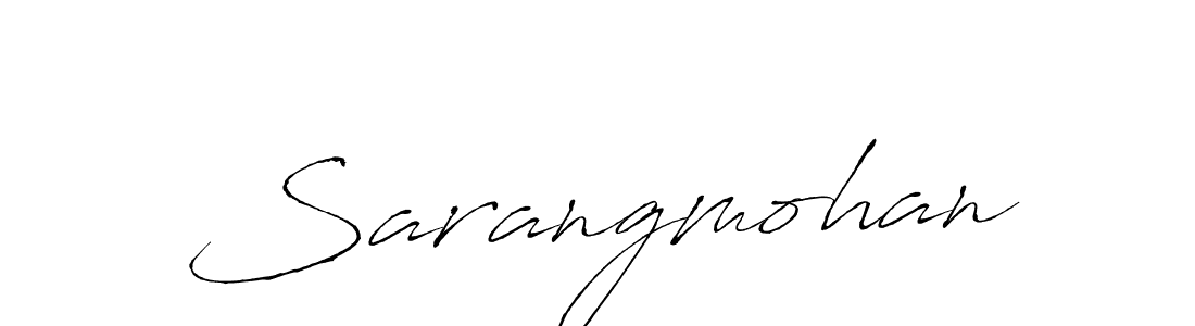Also You can easily find your signature by using the search form. We will create Sarangmohan name handwritten signature images for you free of cost using Antro_Vectra sign style. Sarangmohan signature style 6 images and pictures png