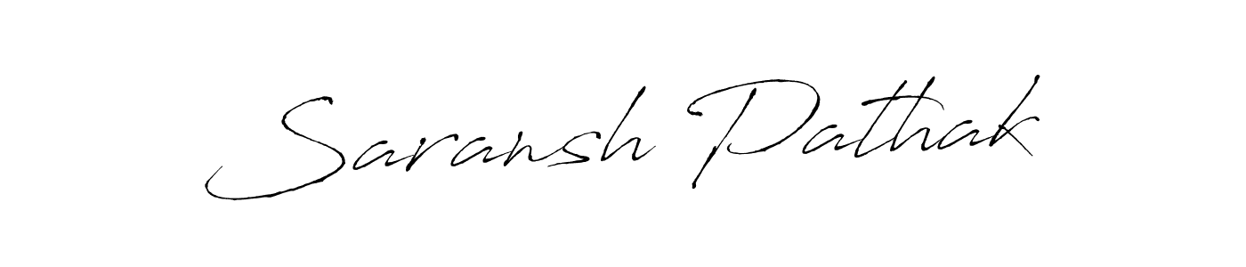 Saransh Pathak stylish signature style. Best Handwritten Sign (Antro_Vectra) for my name. Handwritten Signature Collection Ideas for my name Saransh Pathak. Saransh Pathak signature style 6 images and pictures png