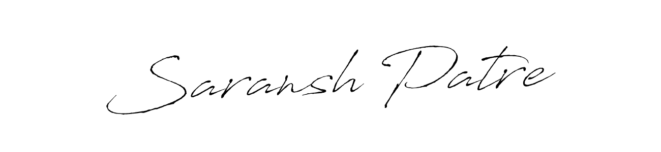 This is the best signature style for the Saransh Patre name. Also you like these signature font (Antro_Vectra). Mix name signature. Saransh Patre signature style 6 images and pictures png