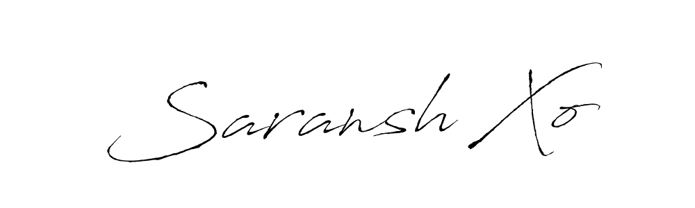 Best and Professional Signature Style for Saransh Xo. Antro_Vectra Best Signature Style Collection. Saransh Xo signature style 6 images and pictures png