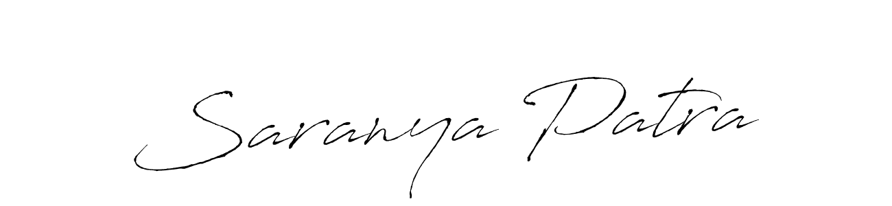 Design your own signature with our free online signature maker. With this signature software, you can create a handwritten (Antro_Vectra) signature for name Saranya Patra. Saranya Patra signature style 6 images and pictures png