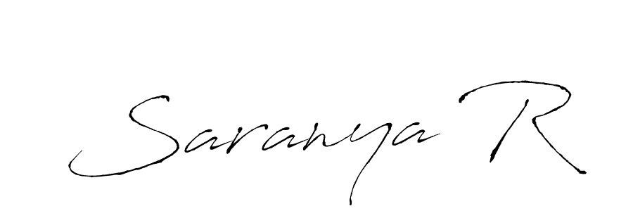 Also we have Saranya R name is the best signature style. Create professional handwritten signature collection using Antro_Vectra autograph style. Saranya R signature style 6 images and pictures png