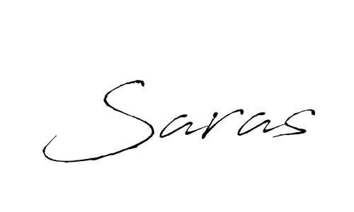 How to make Saras signature? Antro_Vectra is a professional autograph style. Create handwritten signature for Saras name. Saras signature style 6 images and pictures png