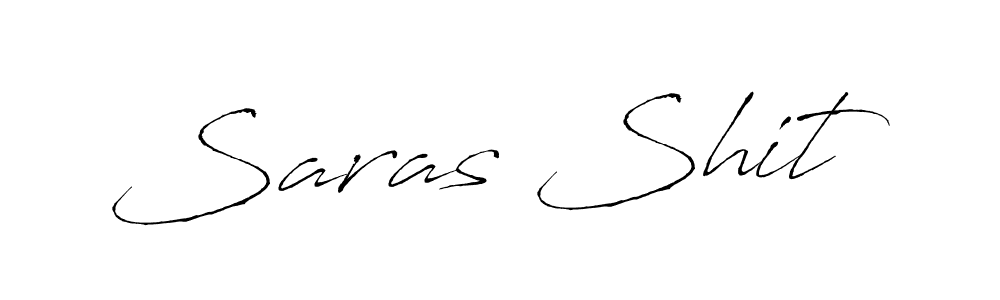 Create a beautiful signature design for name Saras Shit. With this signature (Antro_Vectra) fonts, you can make a handwritten signature for free. Saras Shit signature style 6 images and pictures png