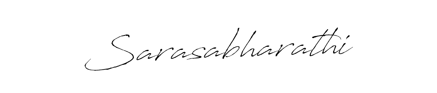 How to make Sarasabharathi signature? Antro_Vectra is a professional autograph style. Create handwritten signature for Sarasabharathi name. Sarasabharathi signature style 6 images and pictures png