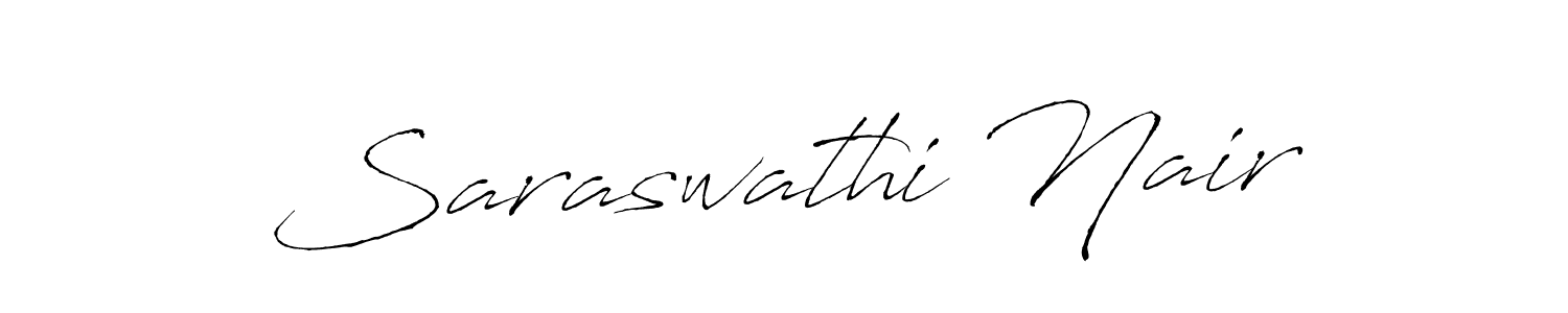 Once you've used our free online signature maker to create your best signature Antro_Vectra style, it's time to enjoy all of the benefits that Saraswathi Nair name signing documents. Saraswathi Nair signature style 6 images and pictures png