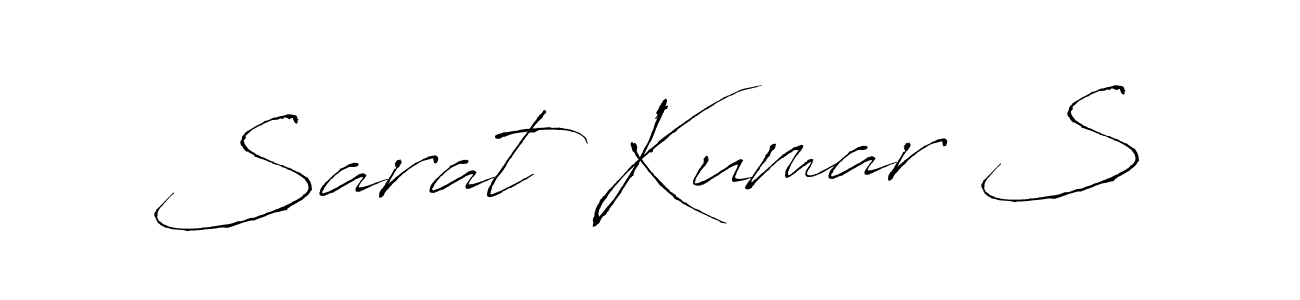 Sarat Kumar S stylish signature style. Best Handwritten Sign (Antro_Vectra) for my name. Handwritten Signature Collection Ideas for my name Sarat Kumar S. Sarat Kumar S signature style 6 images and pictures png