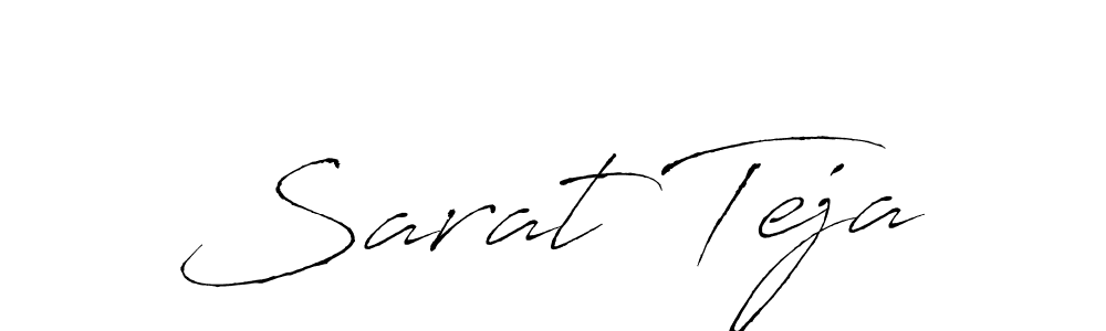 Design your own signature with our free online signature maker. With this signature software, you can create a handwritten (Antro_Vectra) signature for name Sarat Teja. Sarat Teja signature style 6 images and pictures png