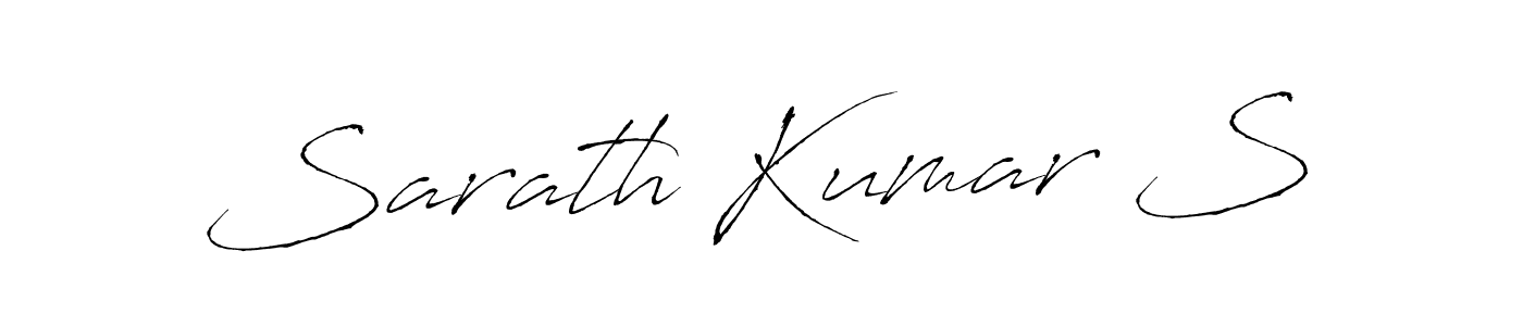 How to make Sarath Kumar S signature? Antro_Vectra is a professional autograph style. Create handwritten signature for Sarath Kumar S name. Sarath Kumar S signature style 6 images and pictures png