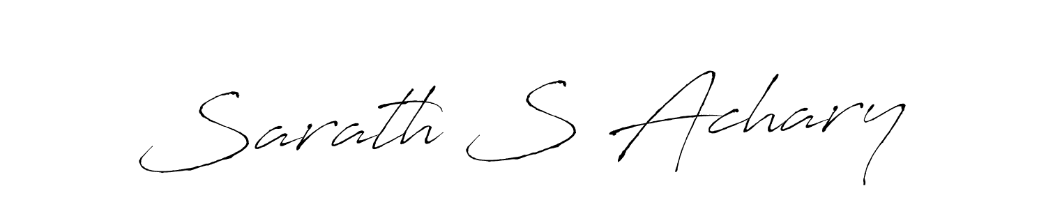 This is the best signature style for the Sarath S Achary name. Also you like these signature font (Antro_Vectra). Mix name signature. Sarath S Achary signature style 6 images and pictures png