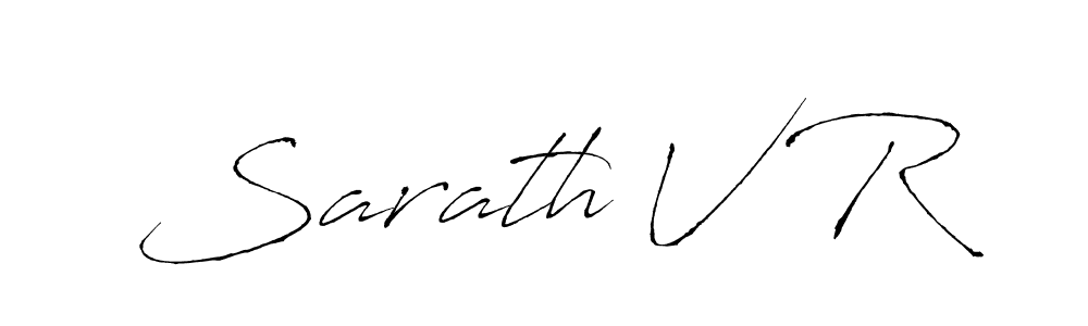 How to make Sarath V R signature? Antro_Vectra is a professional autograph style. Create handwritten signature for Sarath V R name. Sarath V R signature style 6 images and pictures png